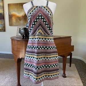 Laundry by Shelli Segal Tribal Print Dress
